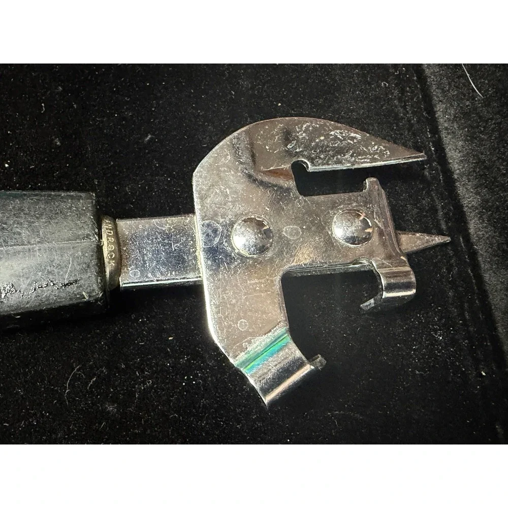 Vintage Androck Multi Tool Can Bottle Opener Tempered Tool Steel USA Black